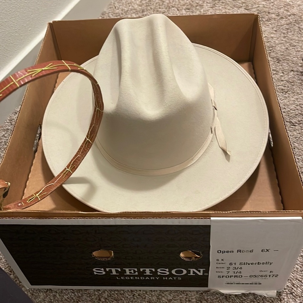 STETSON Open Road 6x Silverbelly Hat